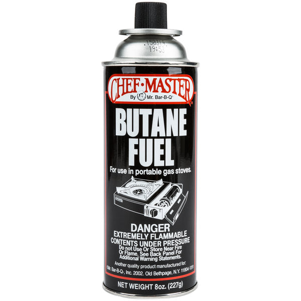 Chef Master 90340 (BF-1010) Butane Fuel - Pack of 24 x 8oz Canisters - USA